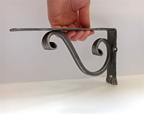 metal wrap around shelf brackets|ornamental iron shelf brackets.